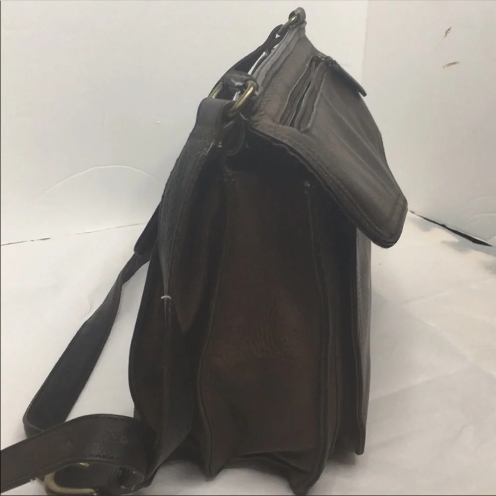 Fossil leather Briefcase/Shoulder bag